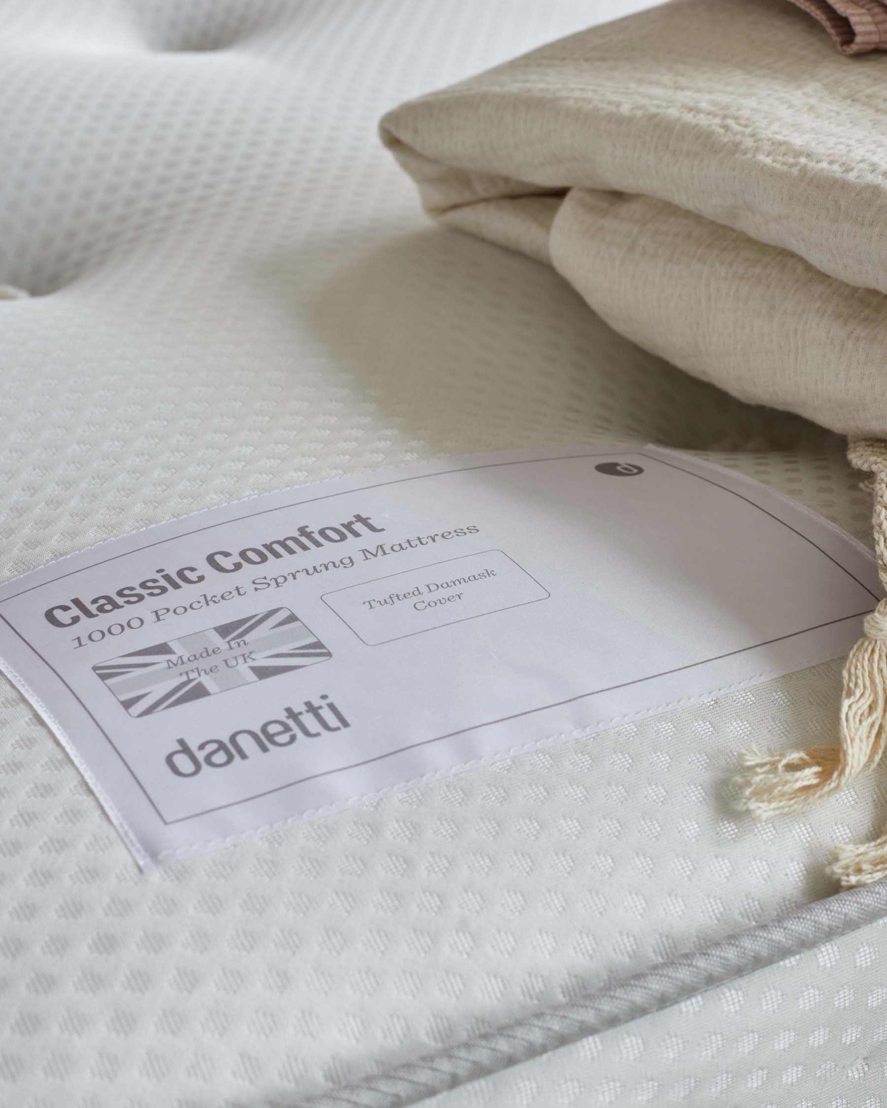 Classic Comfort 1,000 Pocket Spring Medium Tension Single Mattress