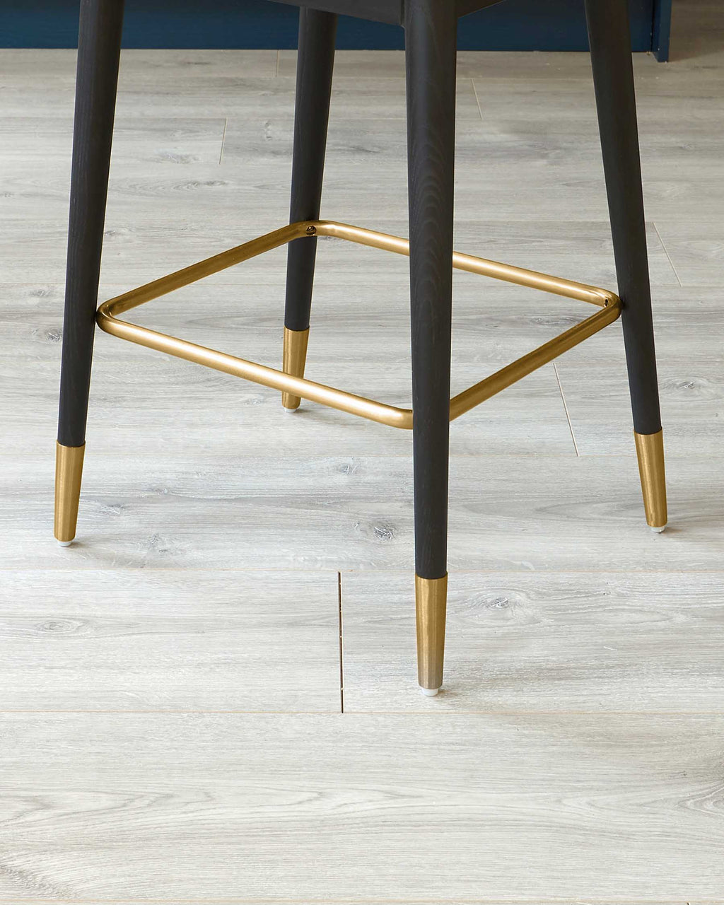 Clover Dark Grey Velvet Bar Stool