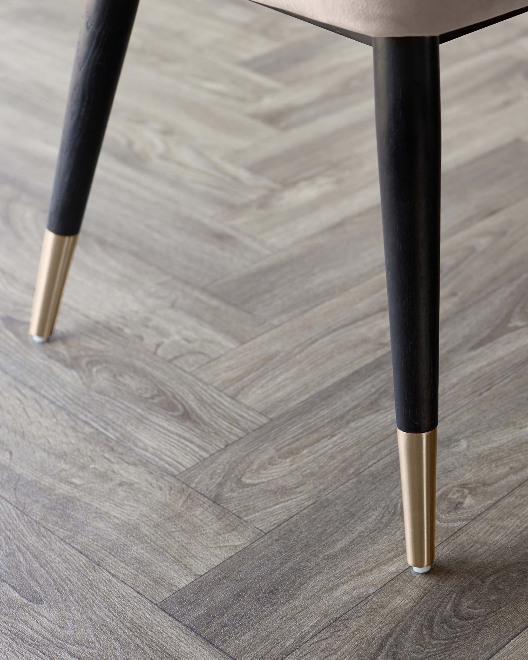 Clover Champagne Velvet Dining Chair