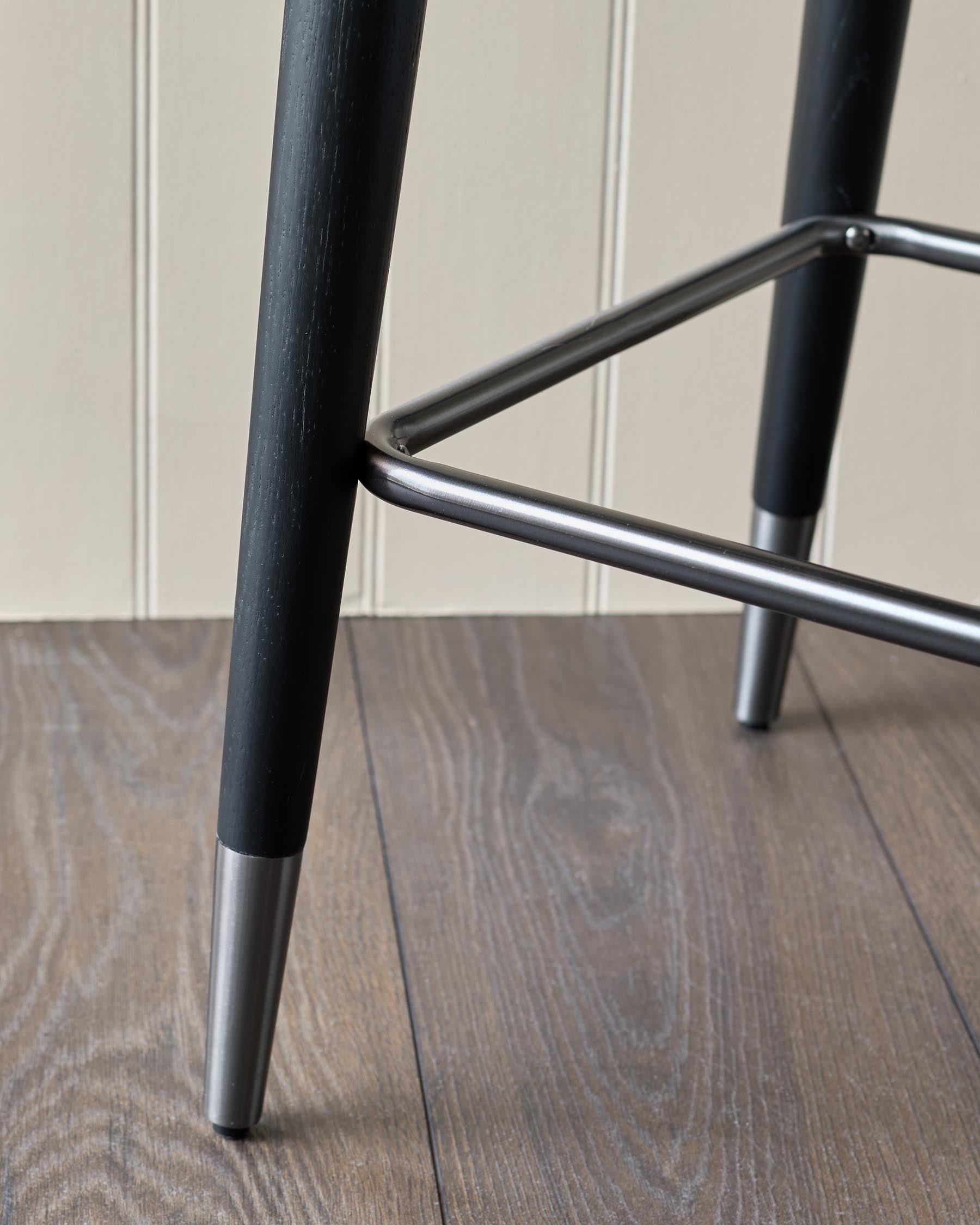 Clover olive green velvet bar stool