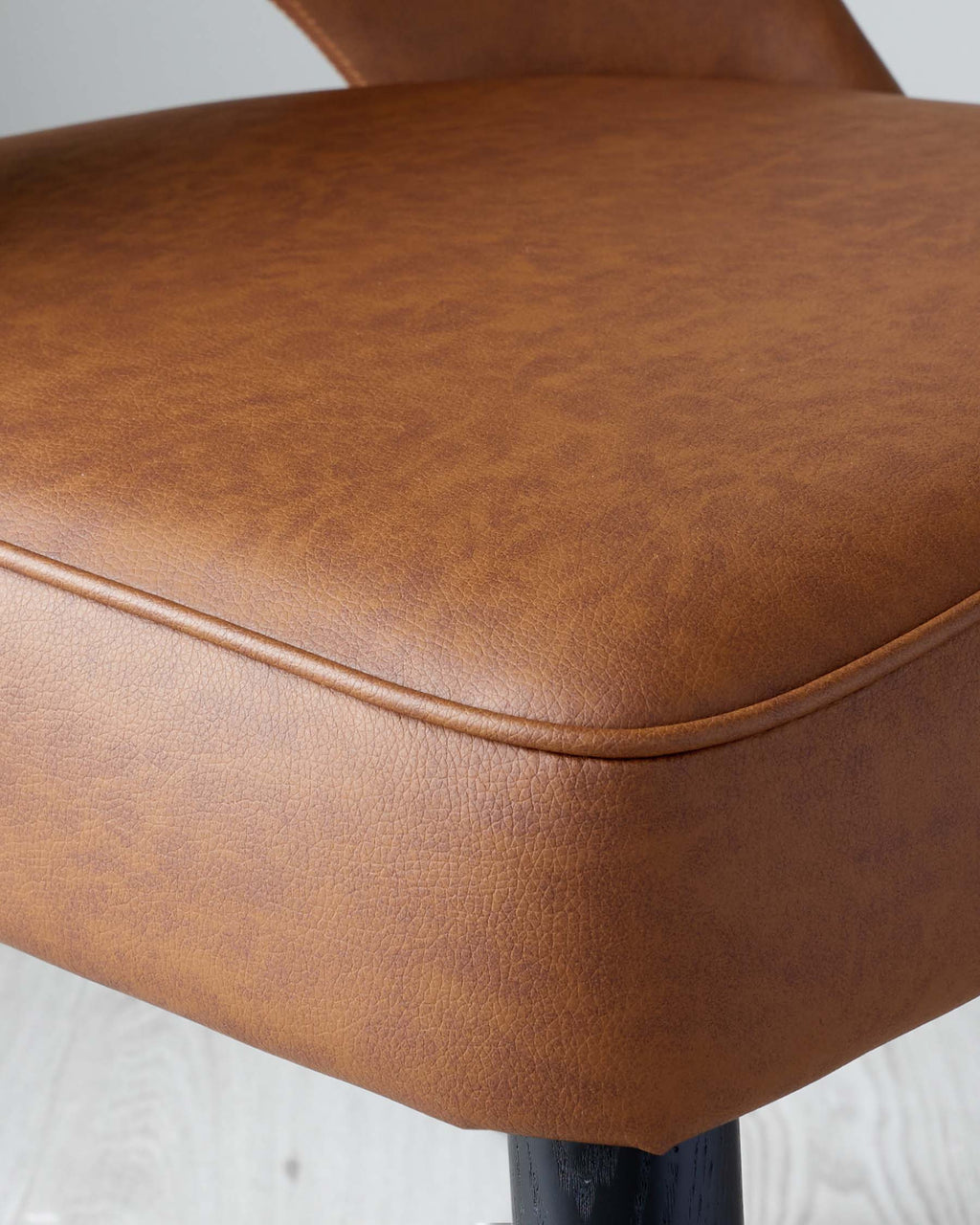 Clover Tan Faux Leather Dining Chair