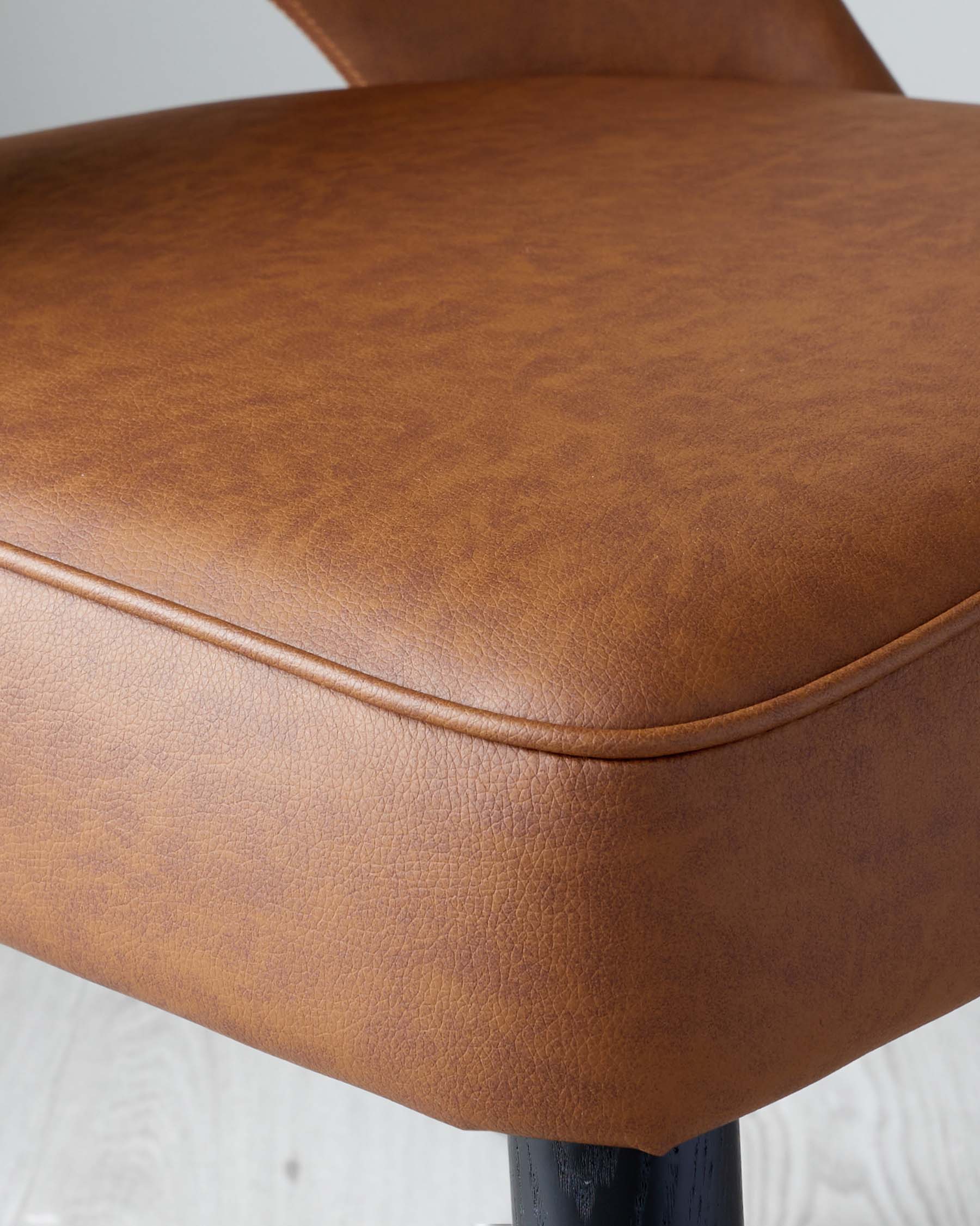 Clover Tan Faux Leather Dining Chair