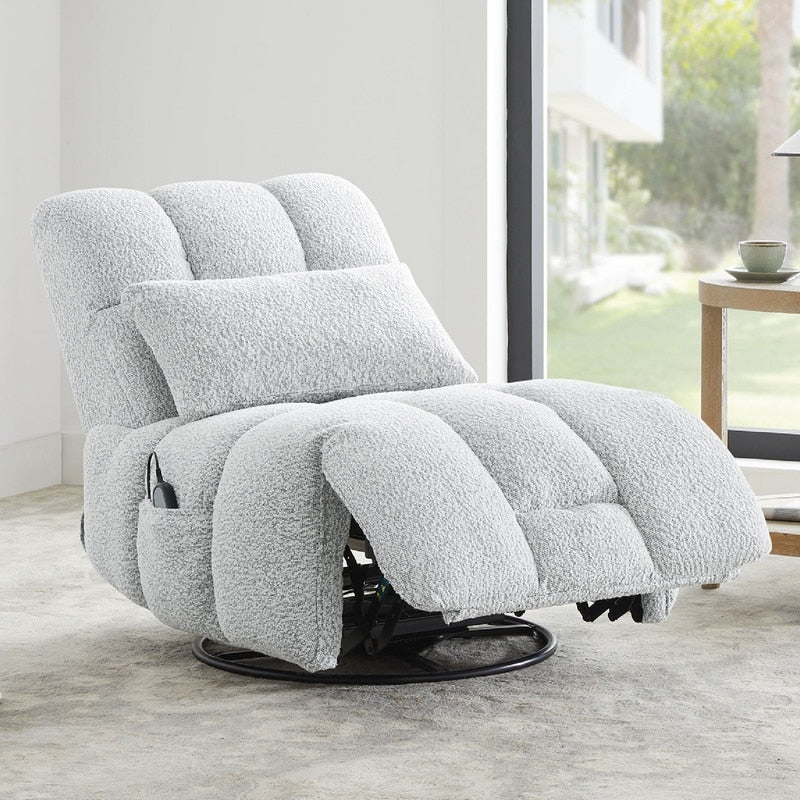 Cole Power Recliner Chair Swivel Glider with Lumbar Support