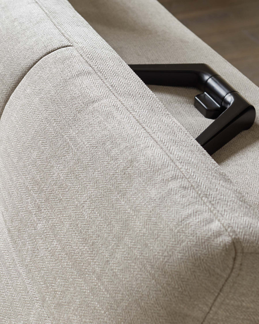 Colton ivory chenille 2 seater sofa