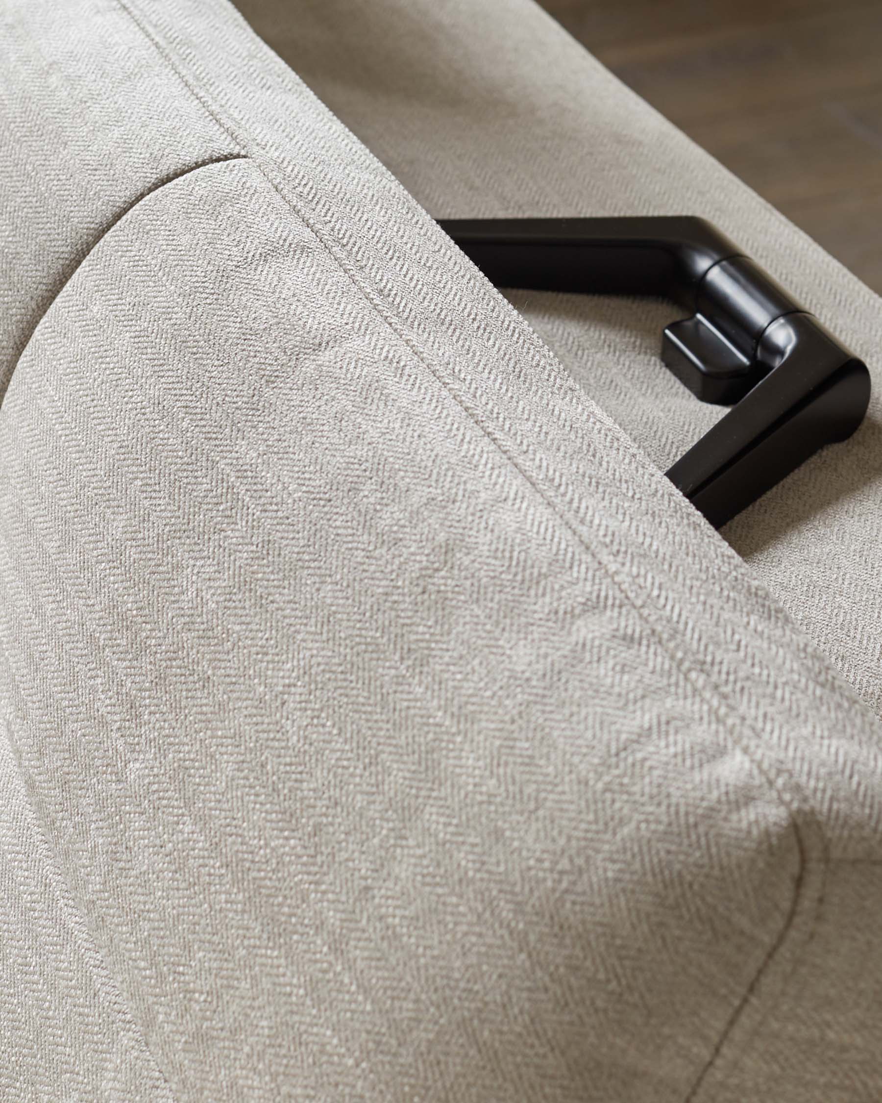 Colton ivory chenille 2 seater sofa