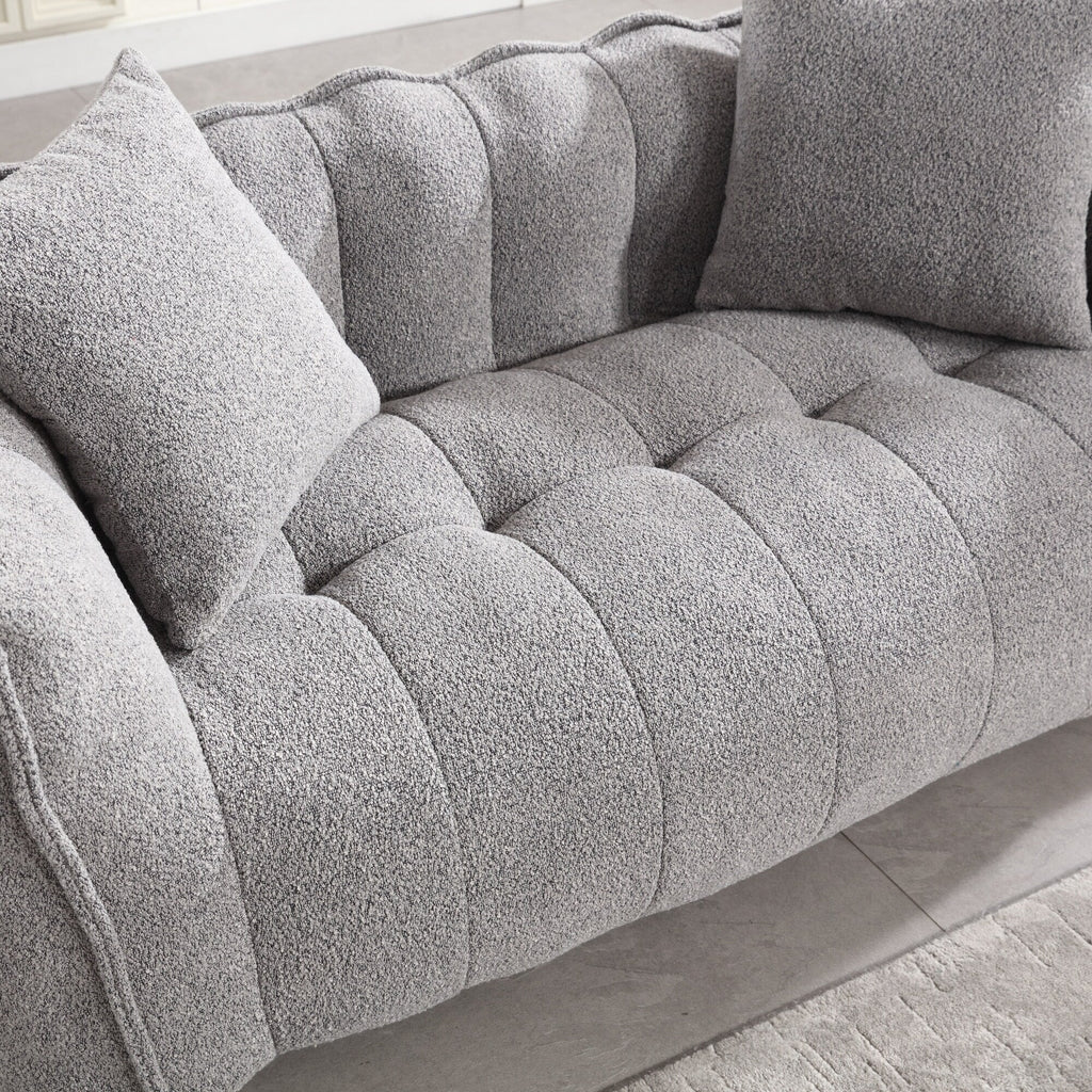 Comfortable square recliner sofa