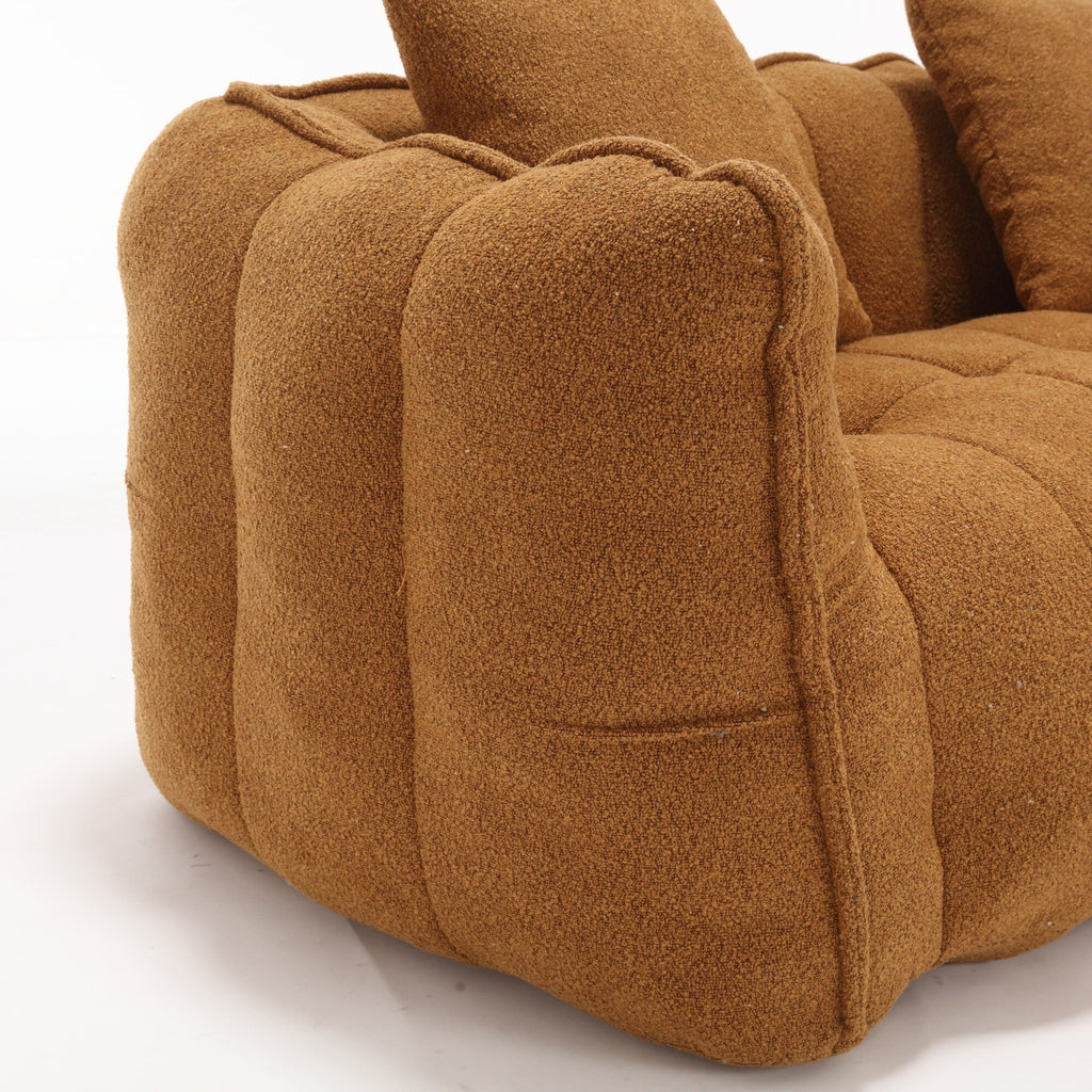 Comfortable square recliner sofa