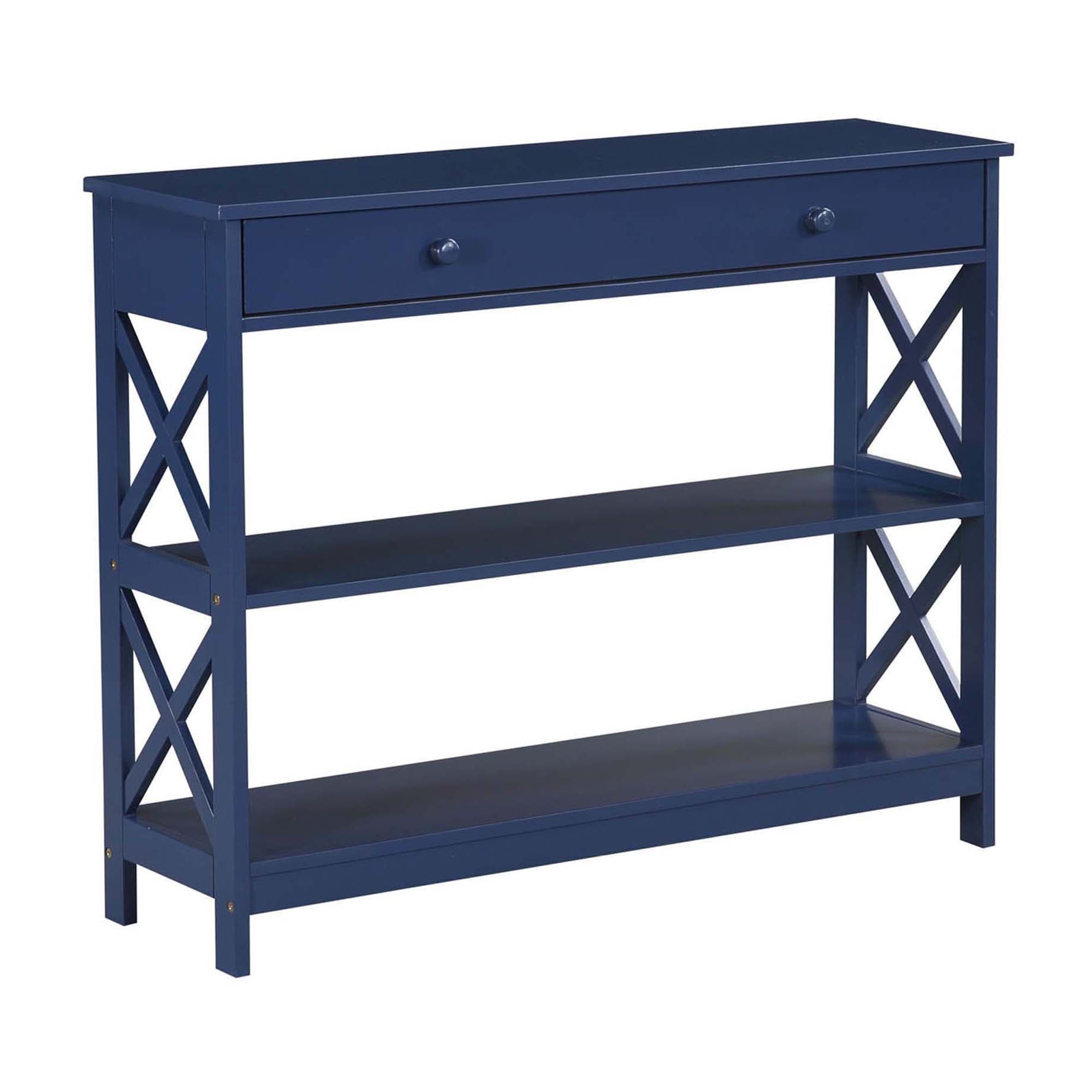 Convenience Concepts Oxford 1 Drawer Console Table with Shelves