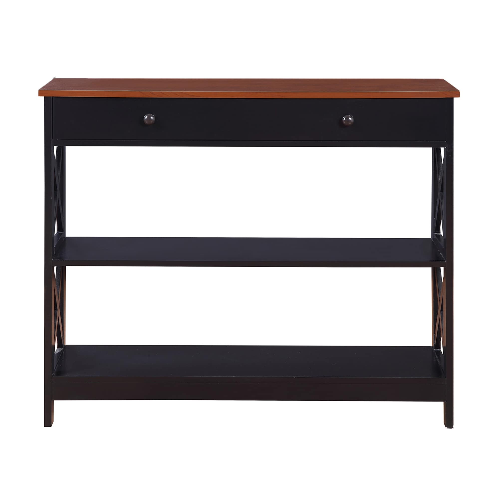 Convenience Concepts Oxford 1 Drawer Console Table with Shelves