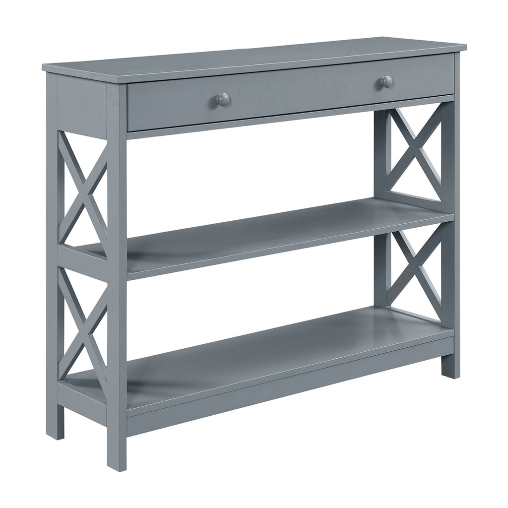 Convenience Concepts Oxford 1 Drawer Console Table with Shelves