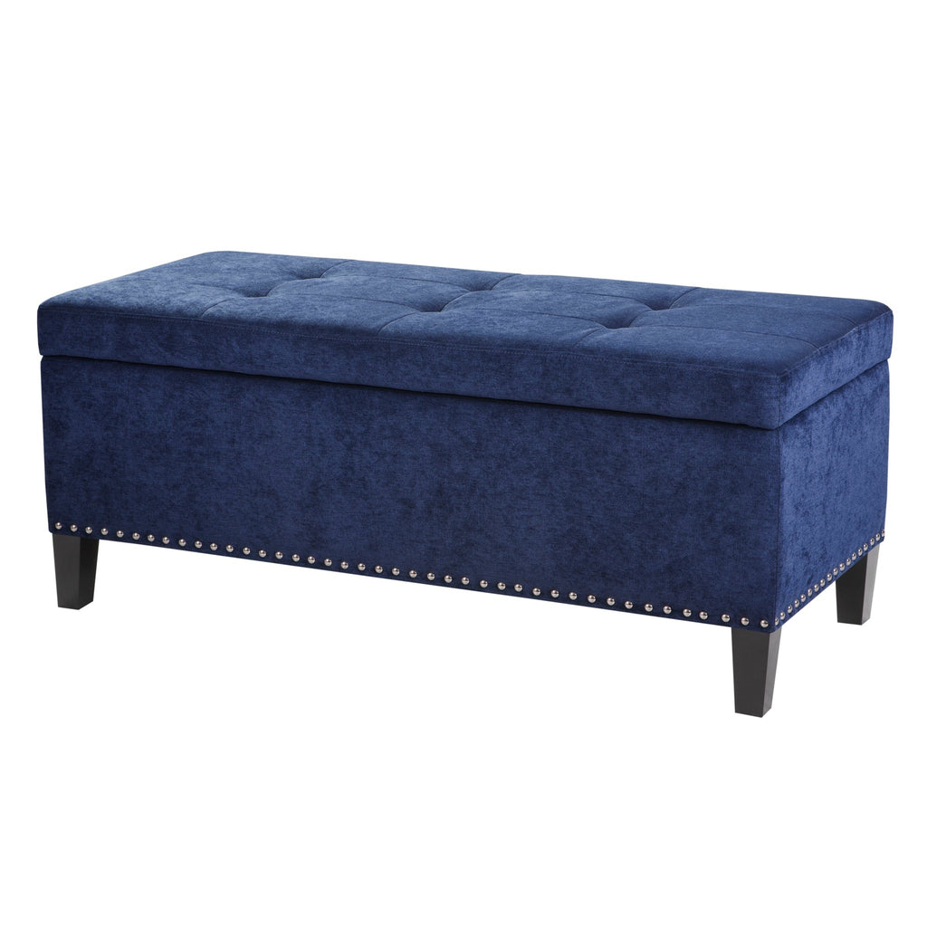 Madison Park Shandra II Tufted Top Soft Close Storage Bench