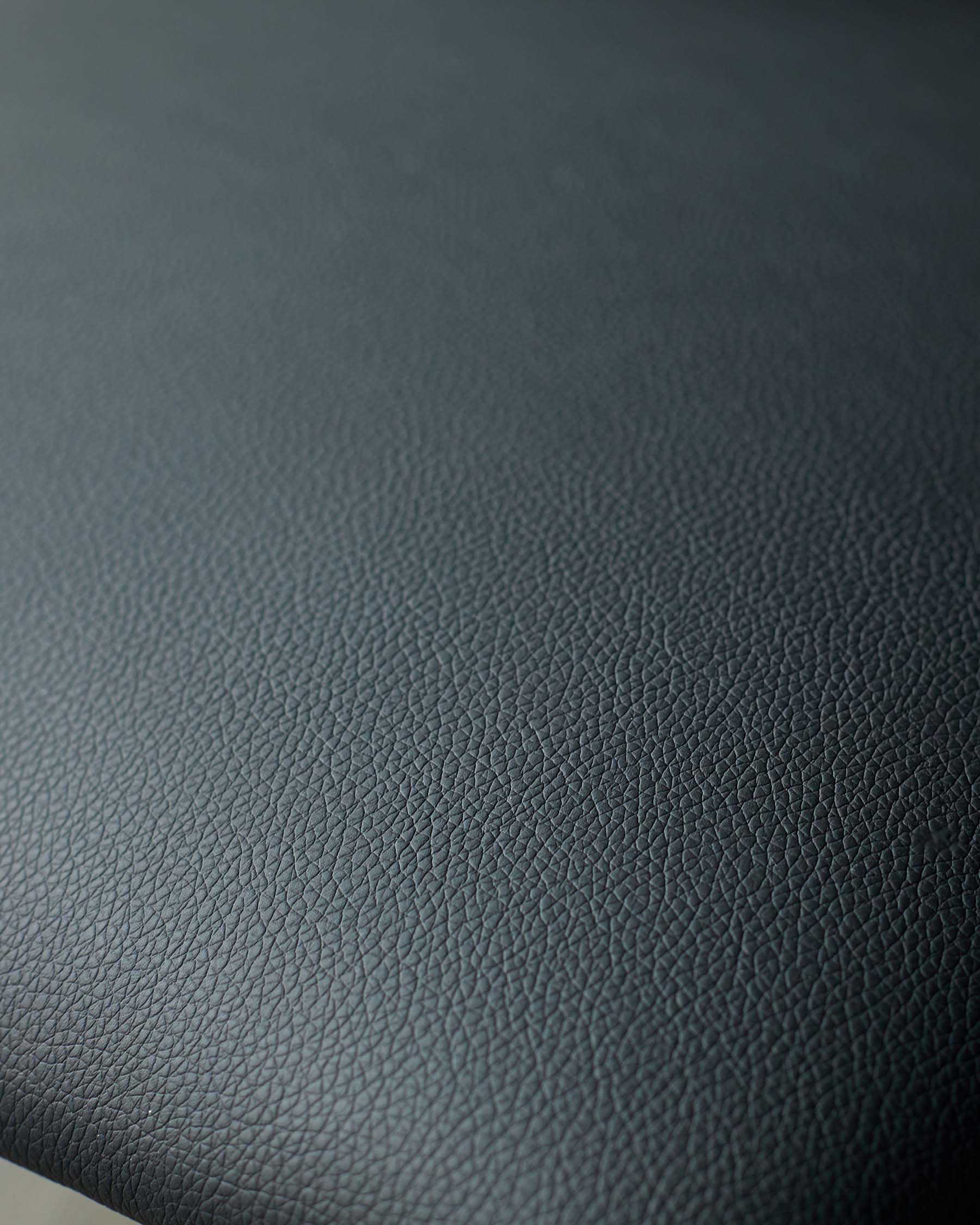 Cree black faux leather dining chair