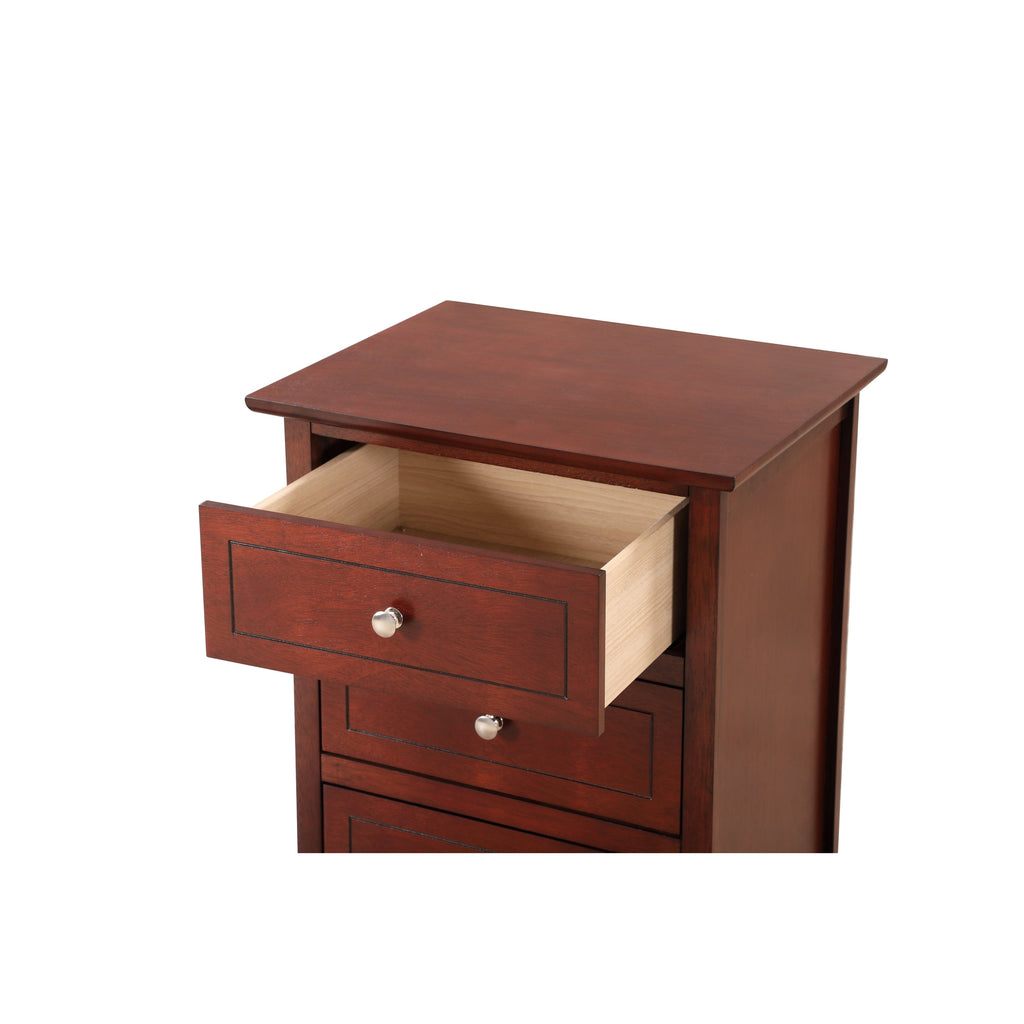 Daniel 3-drawer Transitional Wooden Nightstand
