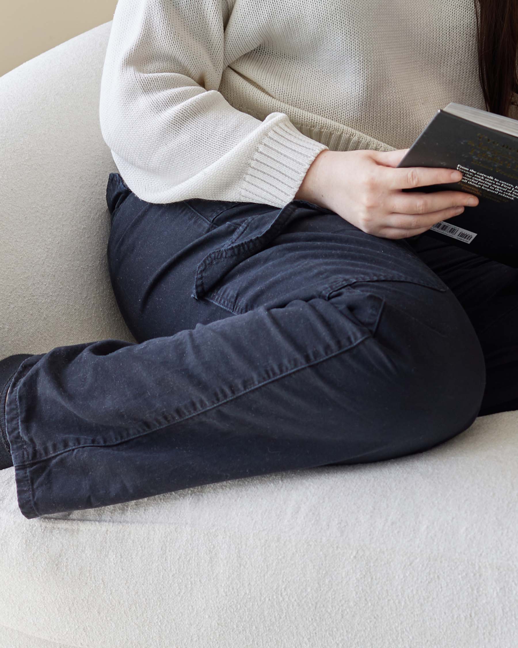 Daphne Ivory Boucle Swivel Accent Chair