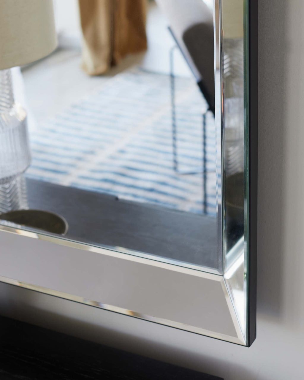 Giselle Large 3 Panel Wall Mirror Plain