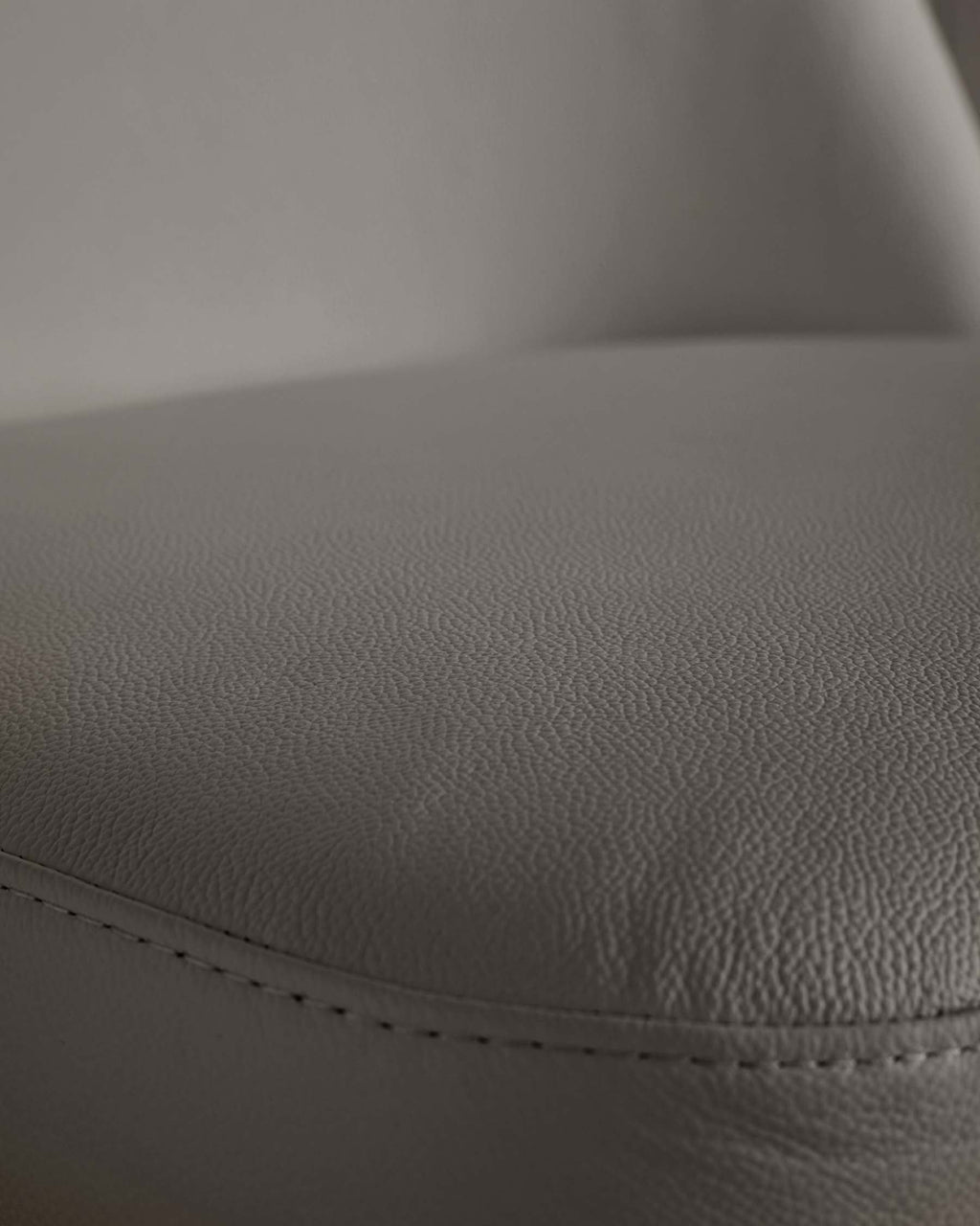 Deco Dark Grey Leather Dining Chair