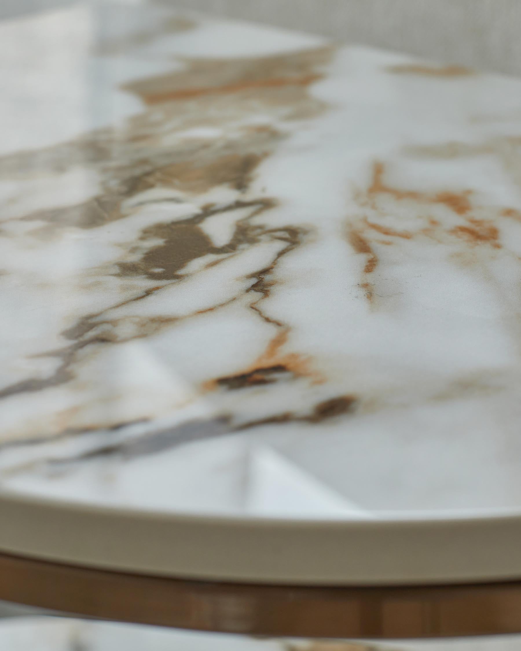 Demi natural ceramic side table