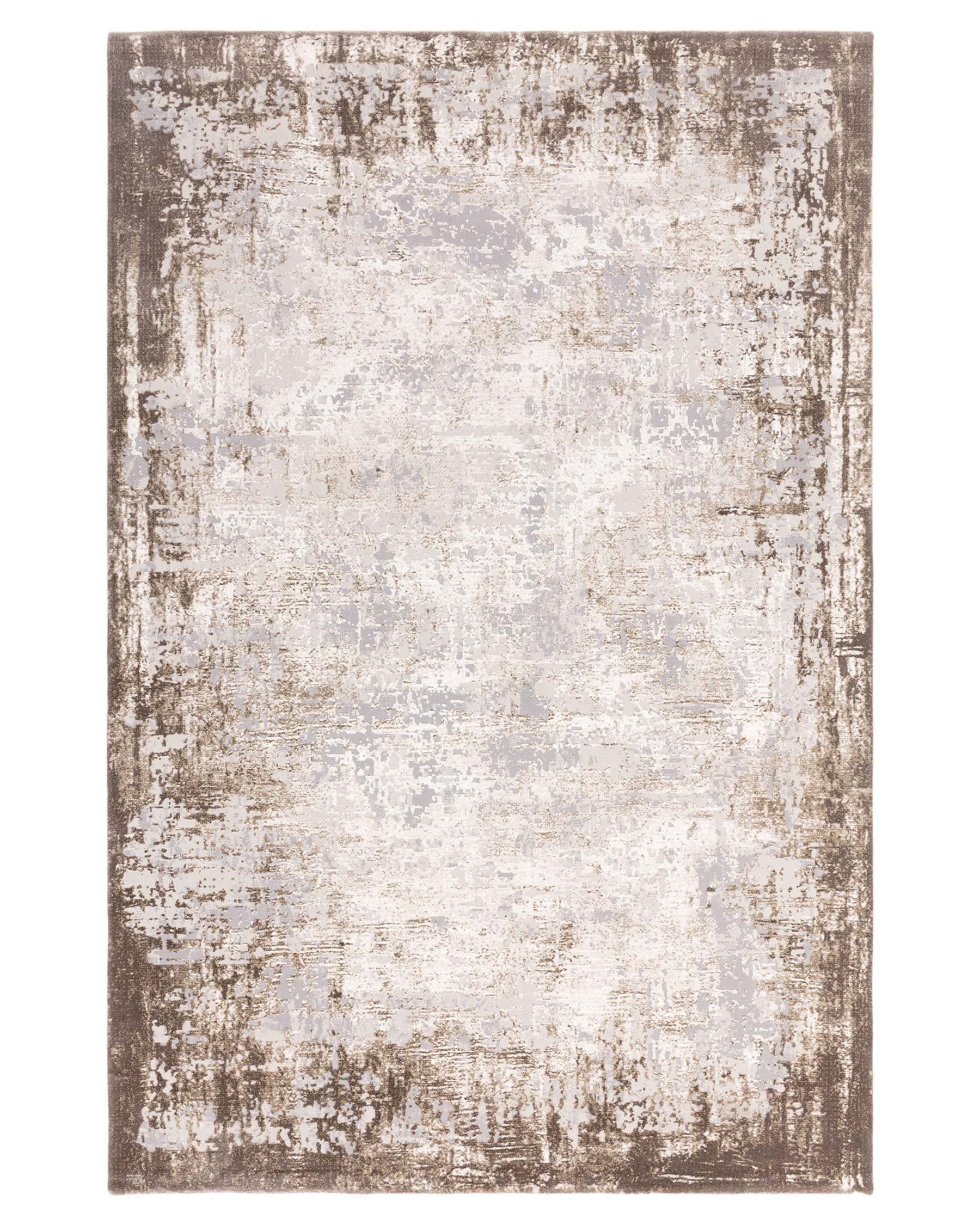 Distressed natural textured medium rug