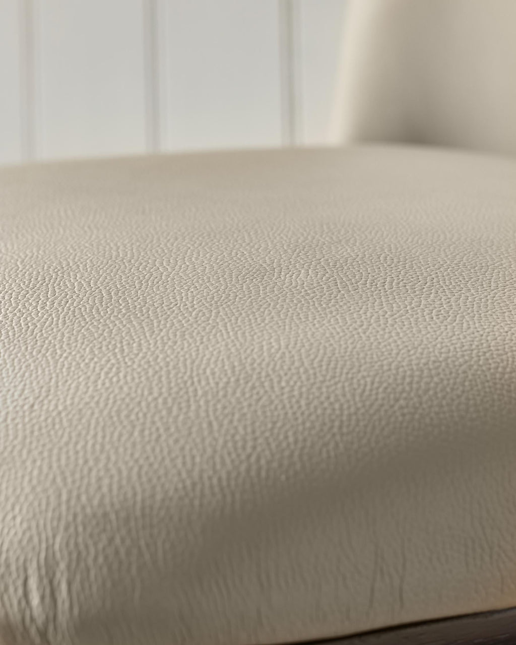 Emerson natural and mocha leather bar stool