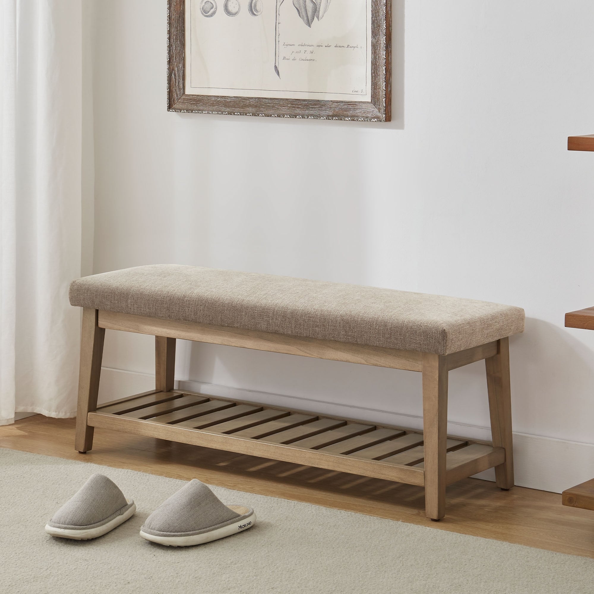 Entryway Shoe Bench Storage Bench Upholstered Bench