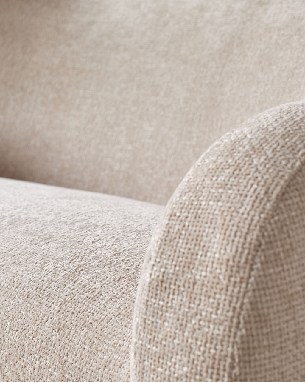 Evelyn natural chunky weave 2 seater sofa