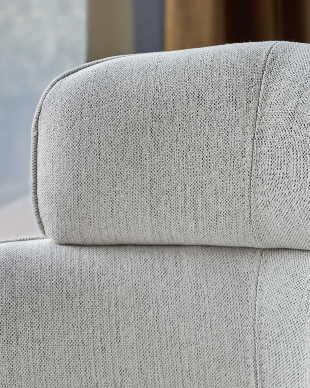 Felix ivory dual tone fabric dining chair