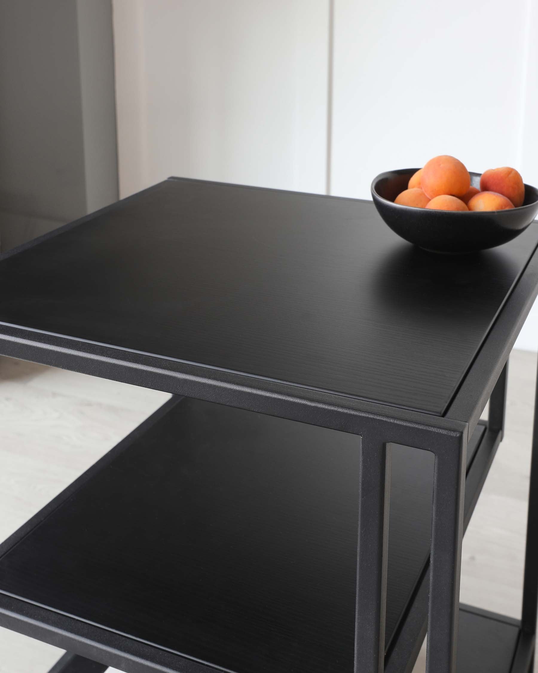 Finley Black Metal Side Table