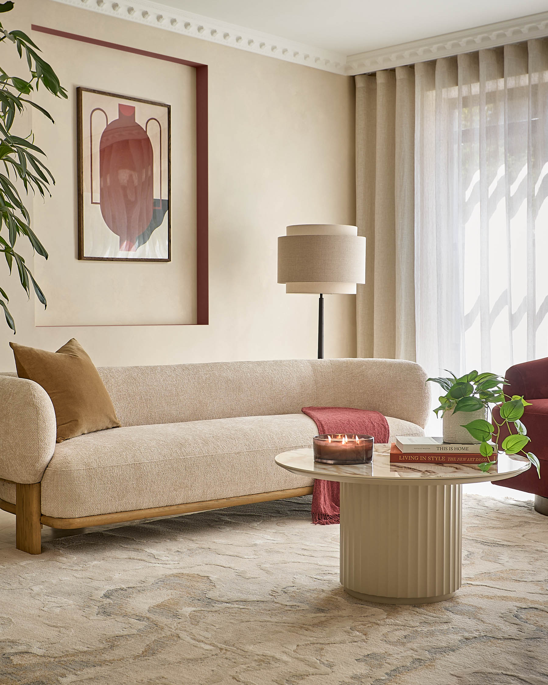 Eden soft silver textured large rug