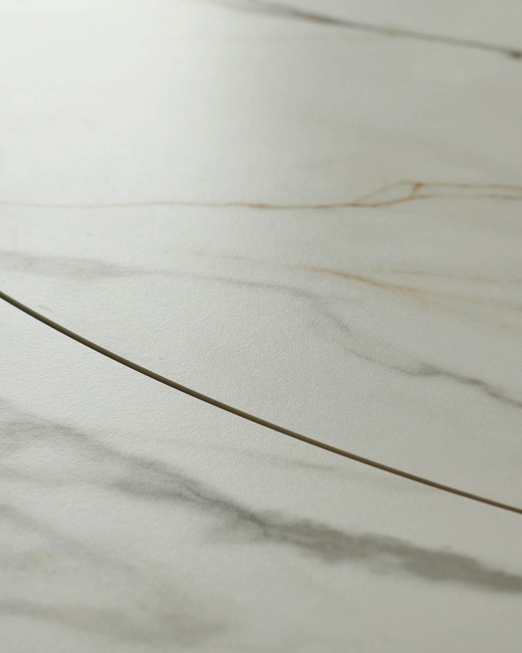 Fraser natural ceramic extending 4-6 seater dining table