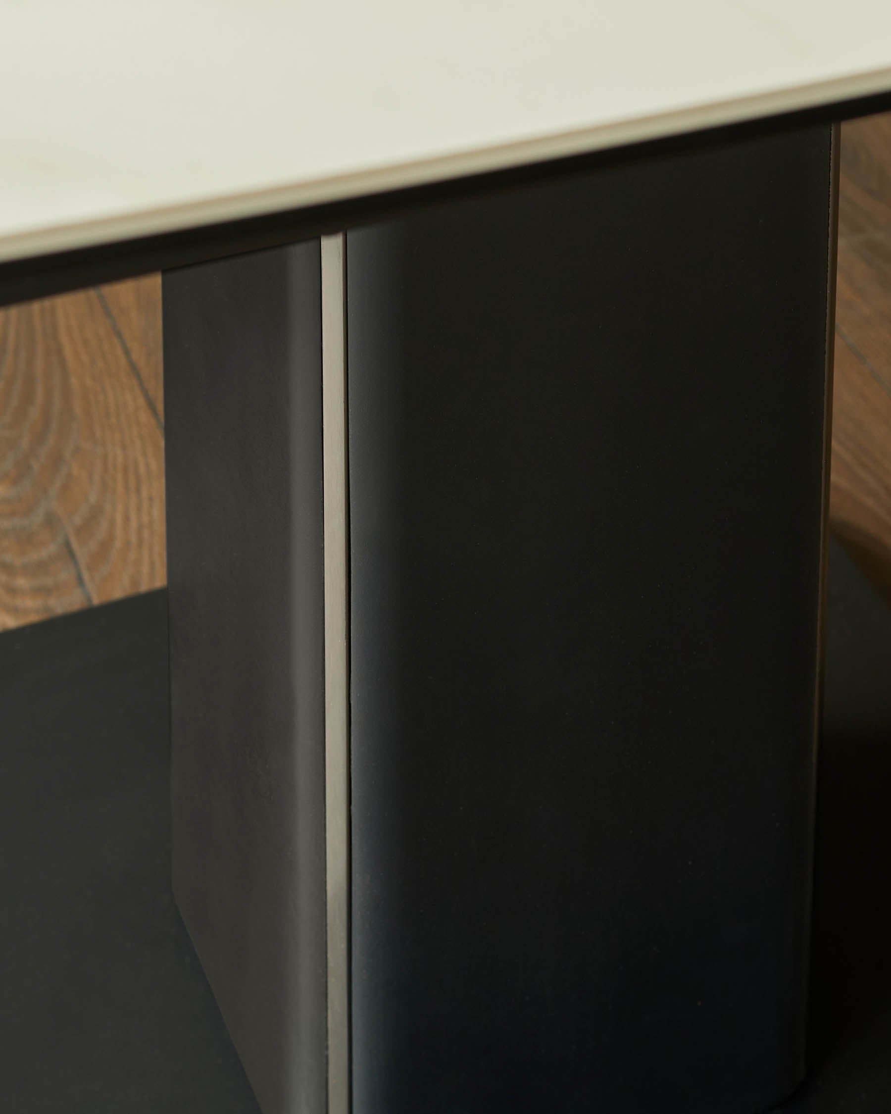 Fraser natural ceramic extending 4-6 seater dining table