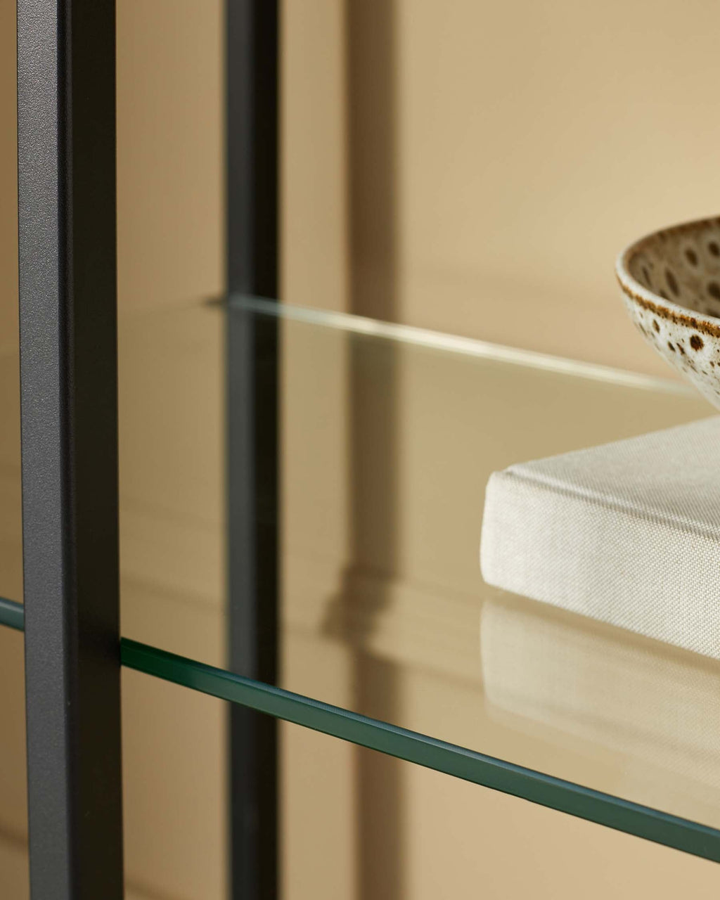 Georgia natural ceramic small console table