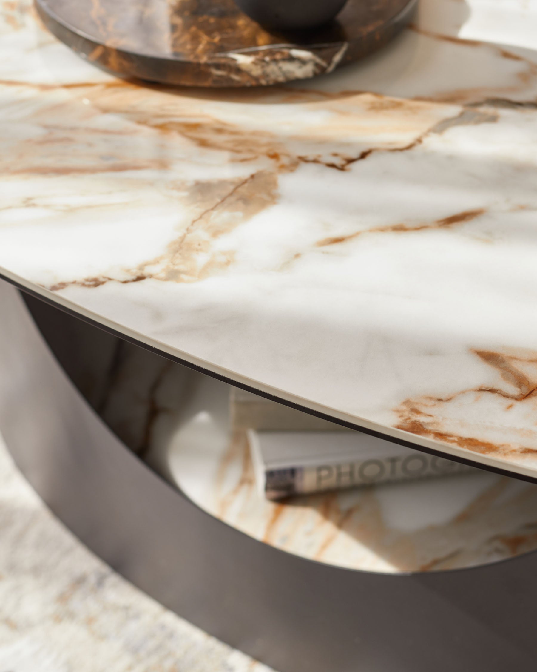 Giotto natural ceramic coffee table