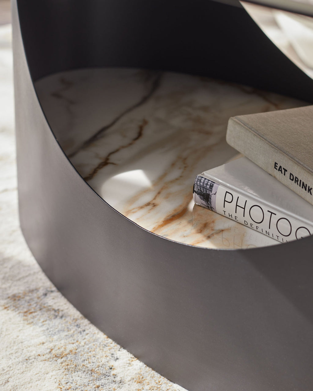 Giotto natural ceramic coffee table