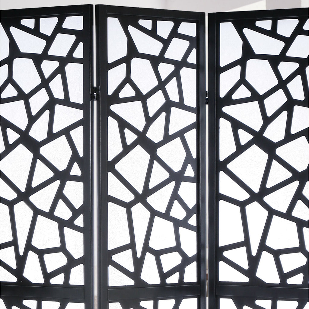 Roundhill Furniture Giyano 4-panel Screen Room Divider