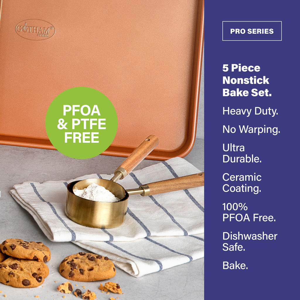 Gotham Steel Pro Hard Anodized 20 Piece Cookware and Bakeware Set