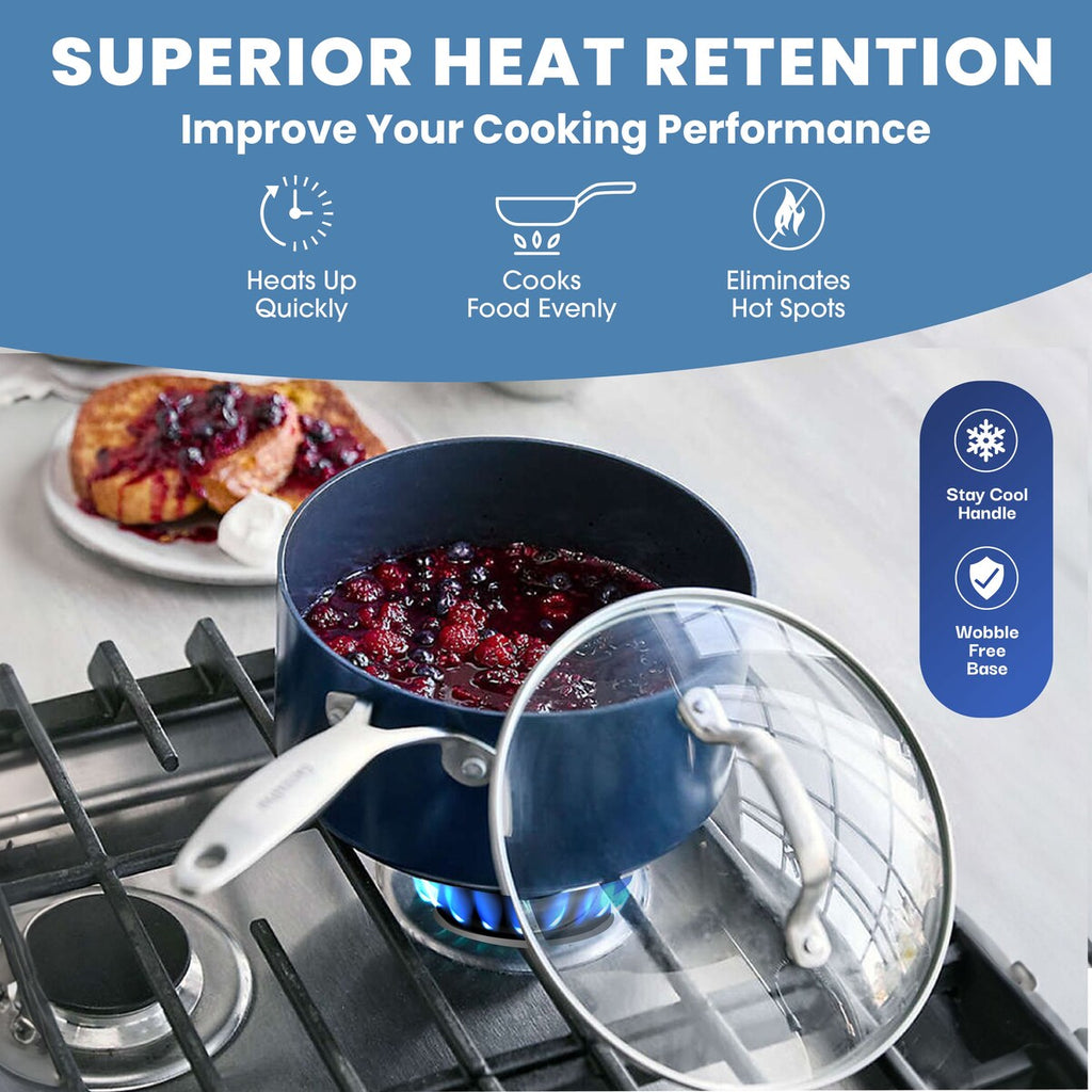 Granitestone Blue 20 Pc Nonstick Cookware Set