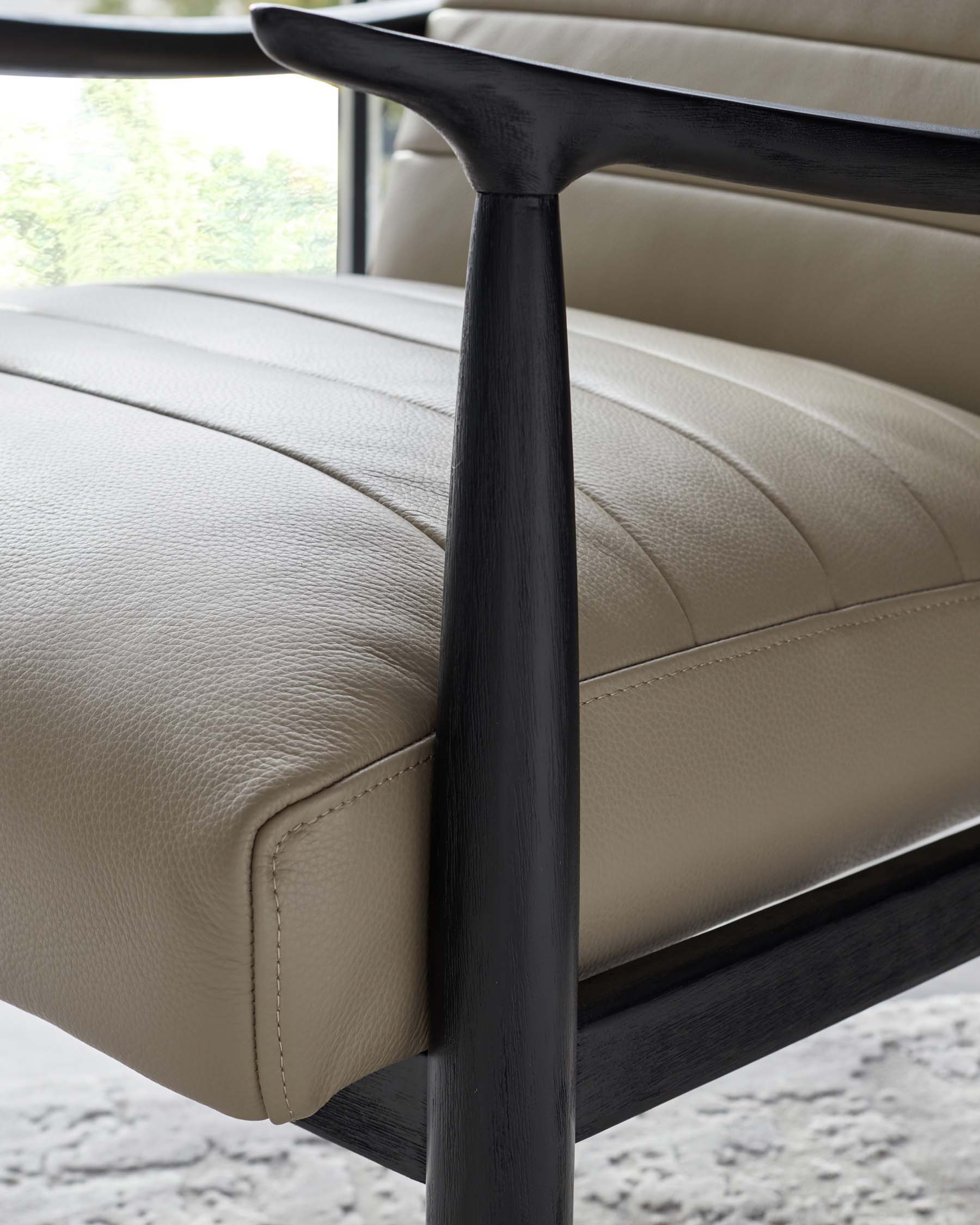 Greyson Natural Leather Accent Chair