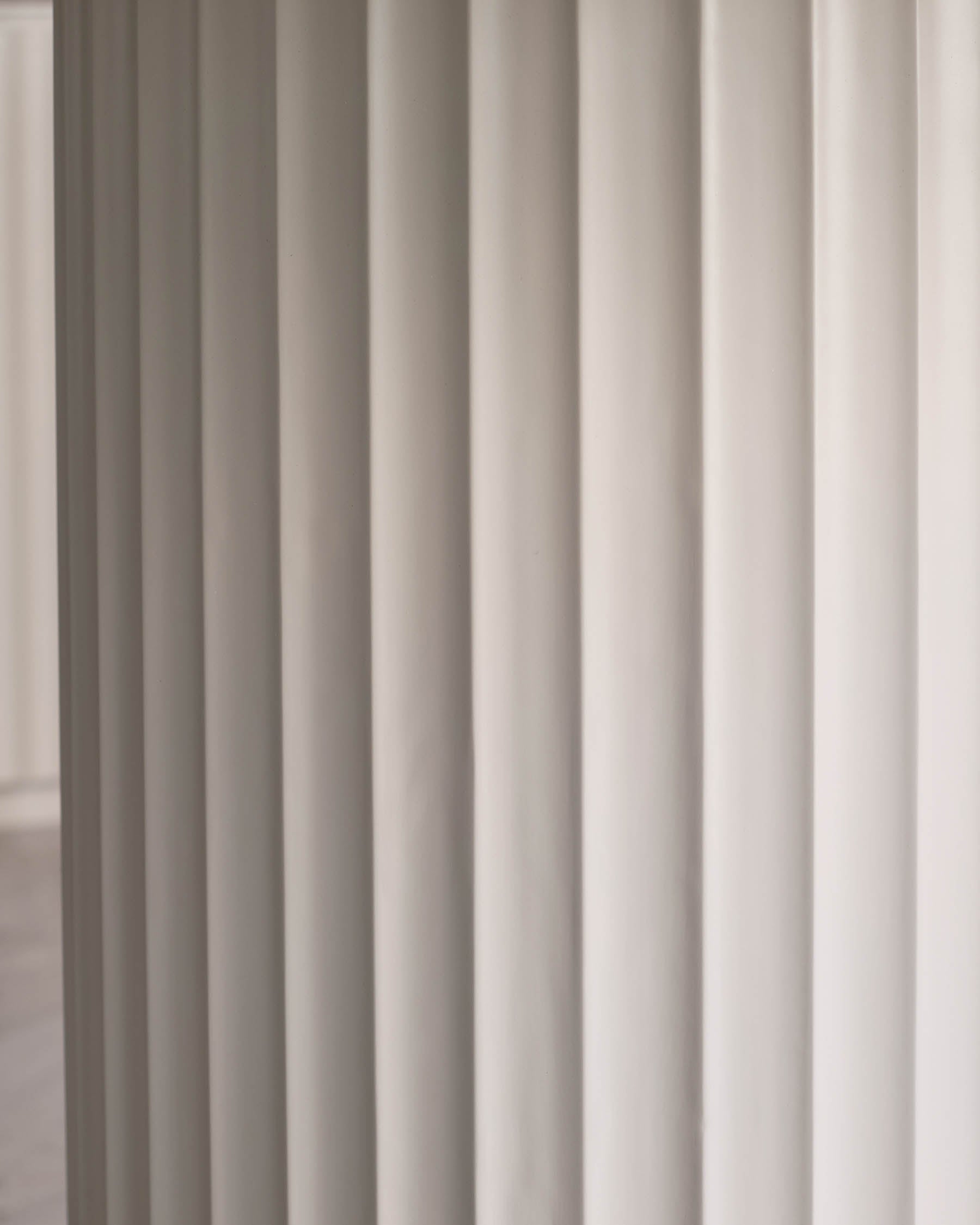 Hanne natural ceramic 6 seater dining table