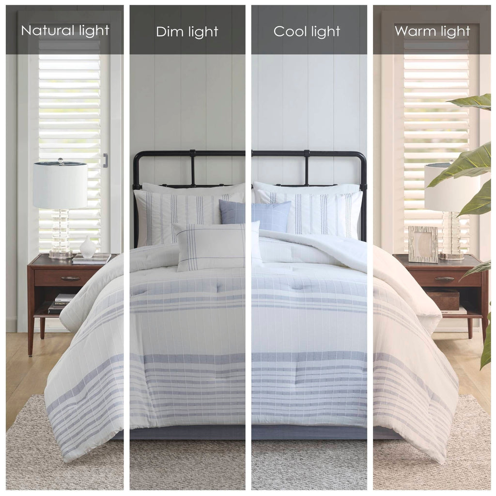 Harbor House Morgan 6 Piece Cotton Jacquard Oversized Comforter Set