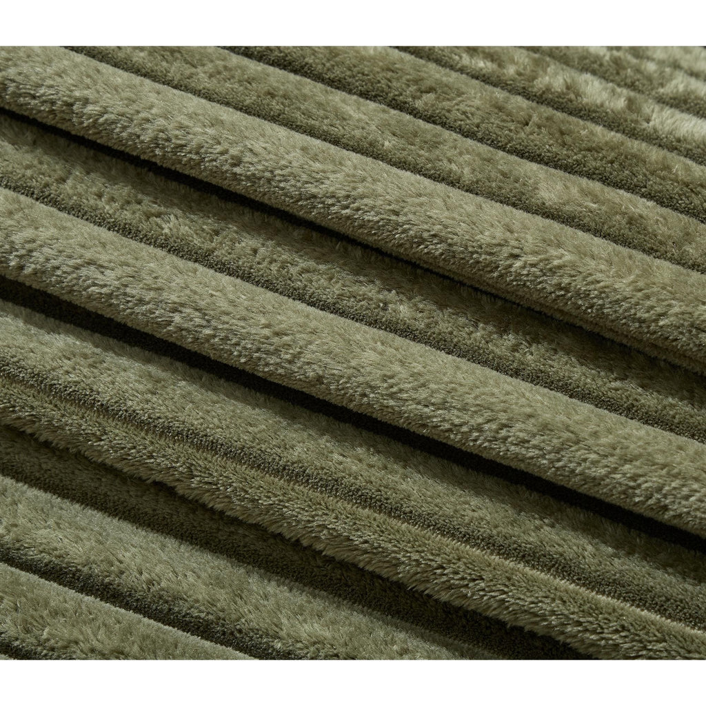 Harmonia 109 W Oversized Corduroy Sofa Bed, Deep Seat Double Lounge Chaise with 4 Pillows