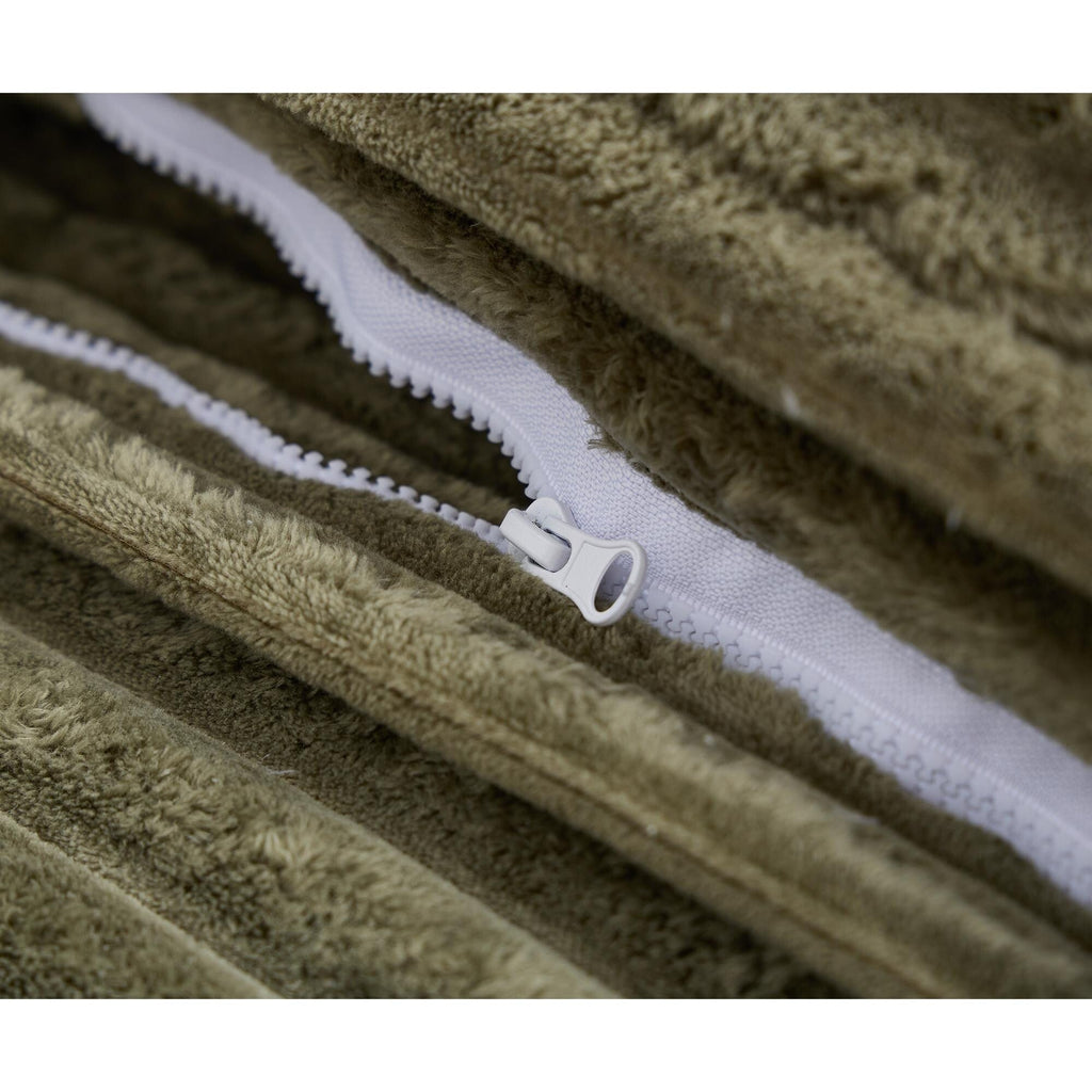 Harmonia 109 W Oversized Corduroy Sofa Bed, Deep Seat Double Lounge Chaise with 4 Pillows