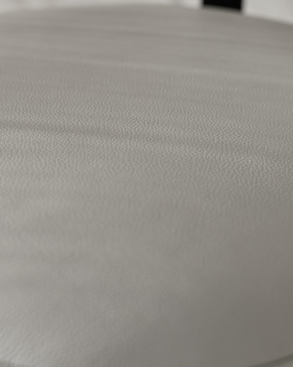 Harris light grey leather dining chair