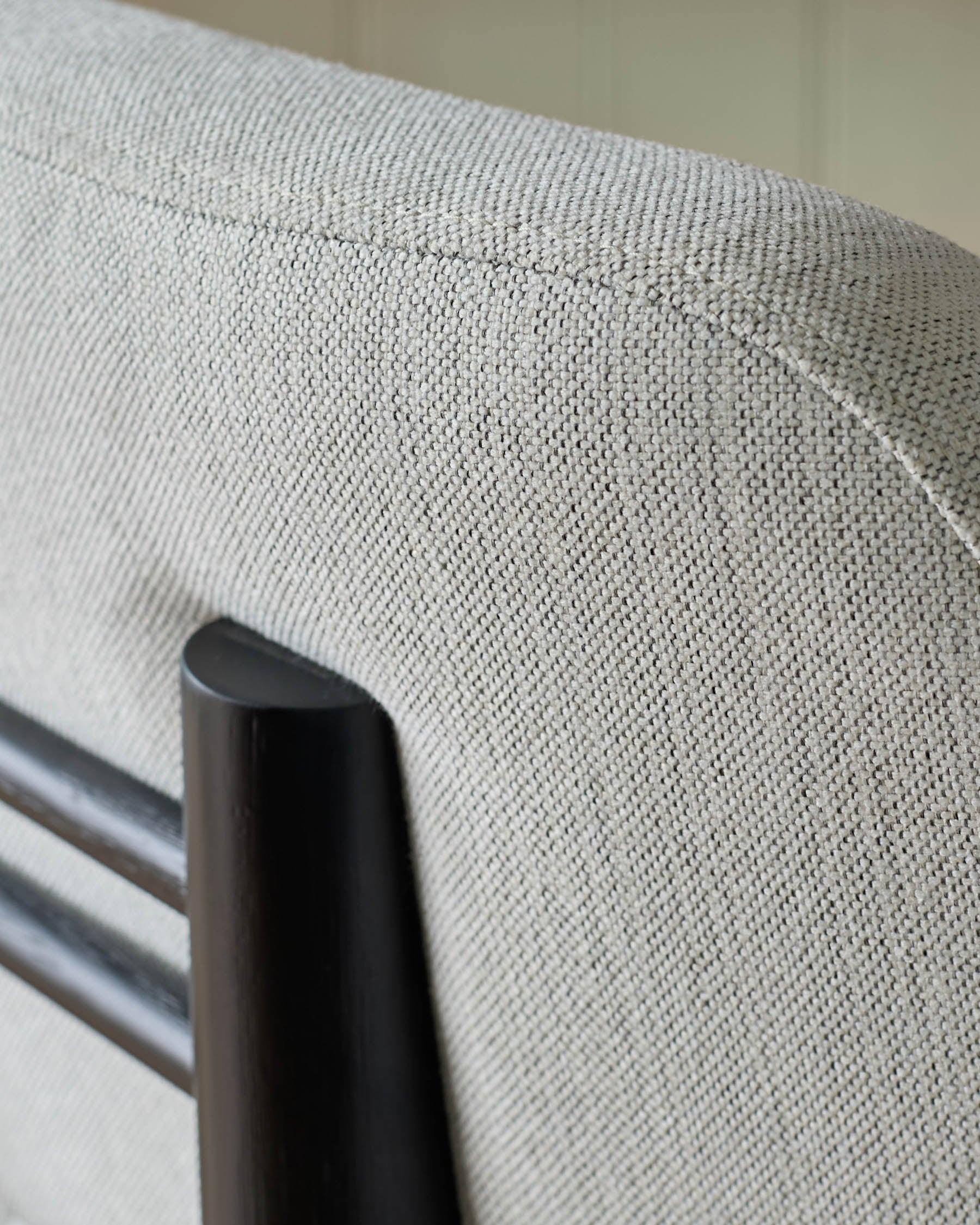 Henley ivory dual tone fabric bar stool