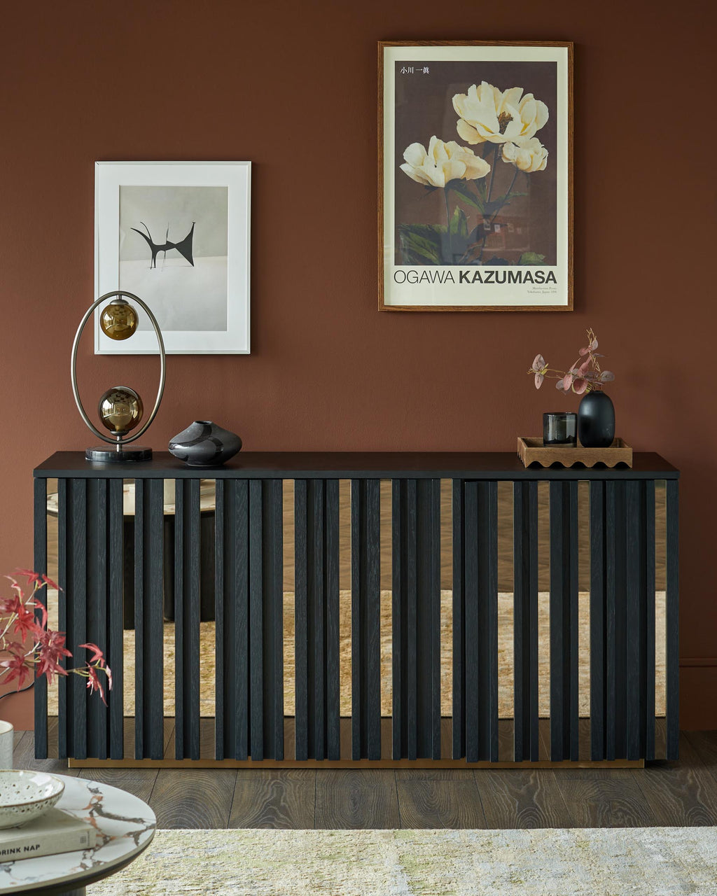 Holland black ash sideboard