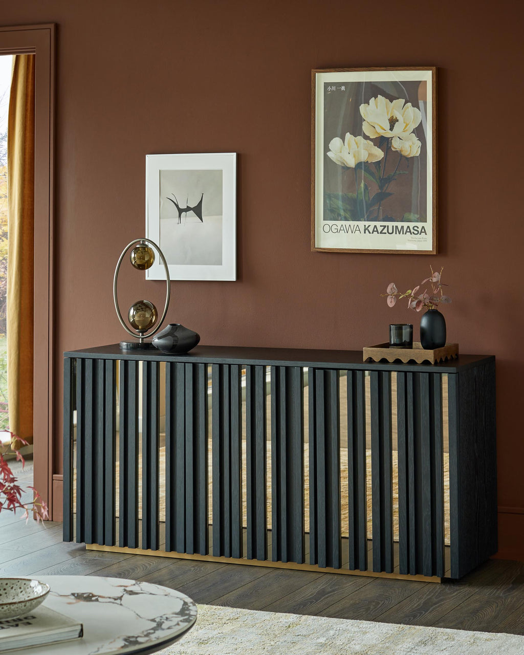 Holland black ash sideboard