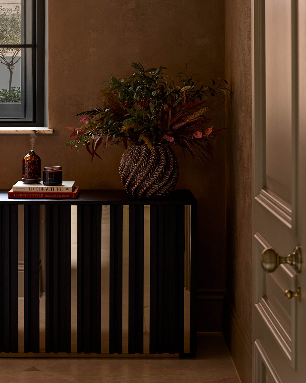 Holland black ash sideboard