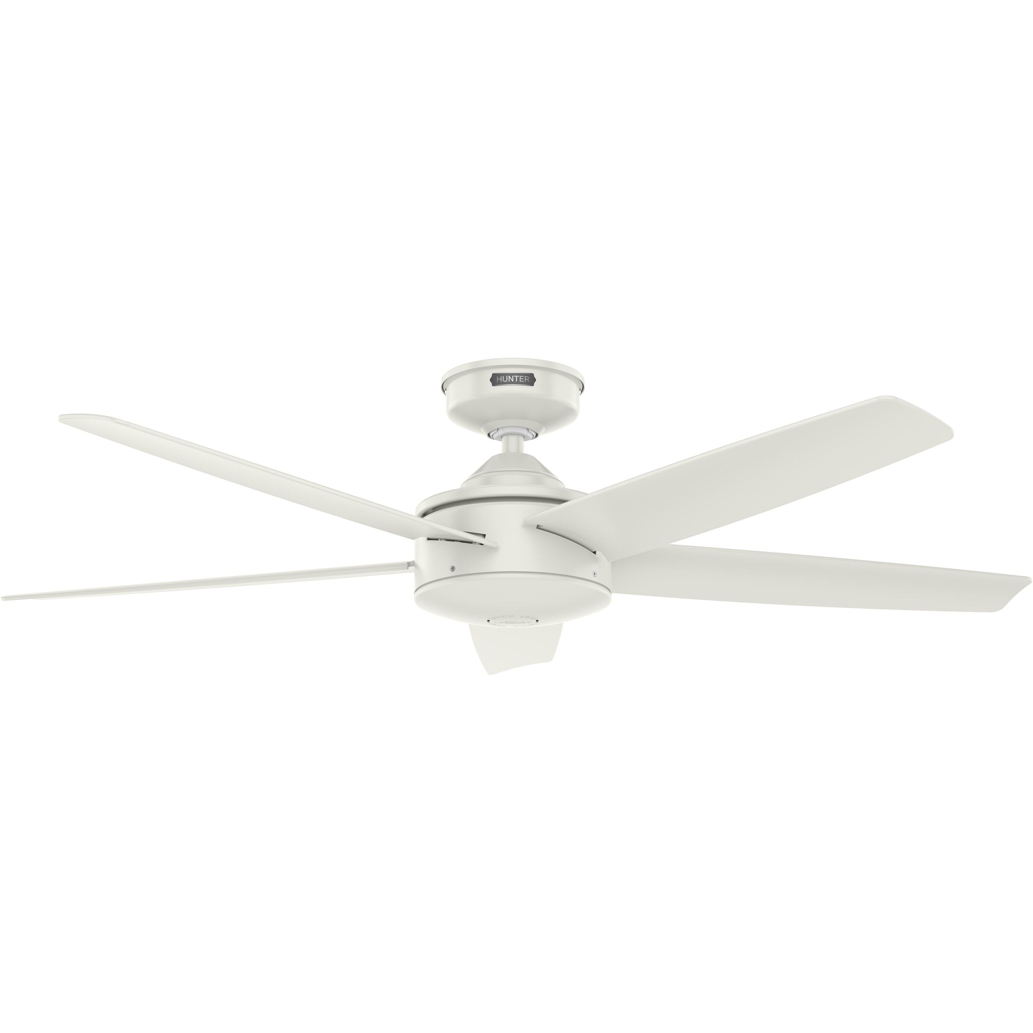 Hunter 52 Shorebreak WeatherMax Indoor / Outdoor Ceiling Fan w/ Wall Control - Extreme Weather, Salt & Corrosion-Resistant
