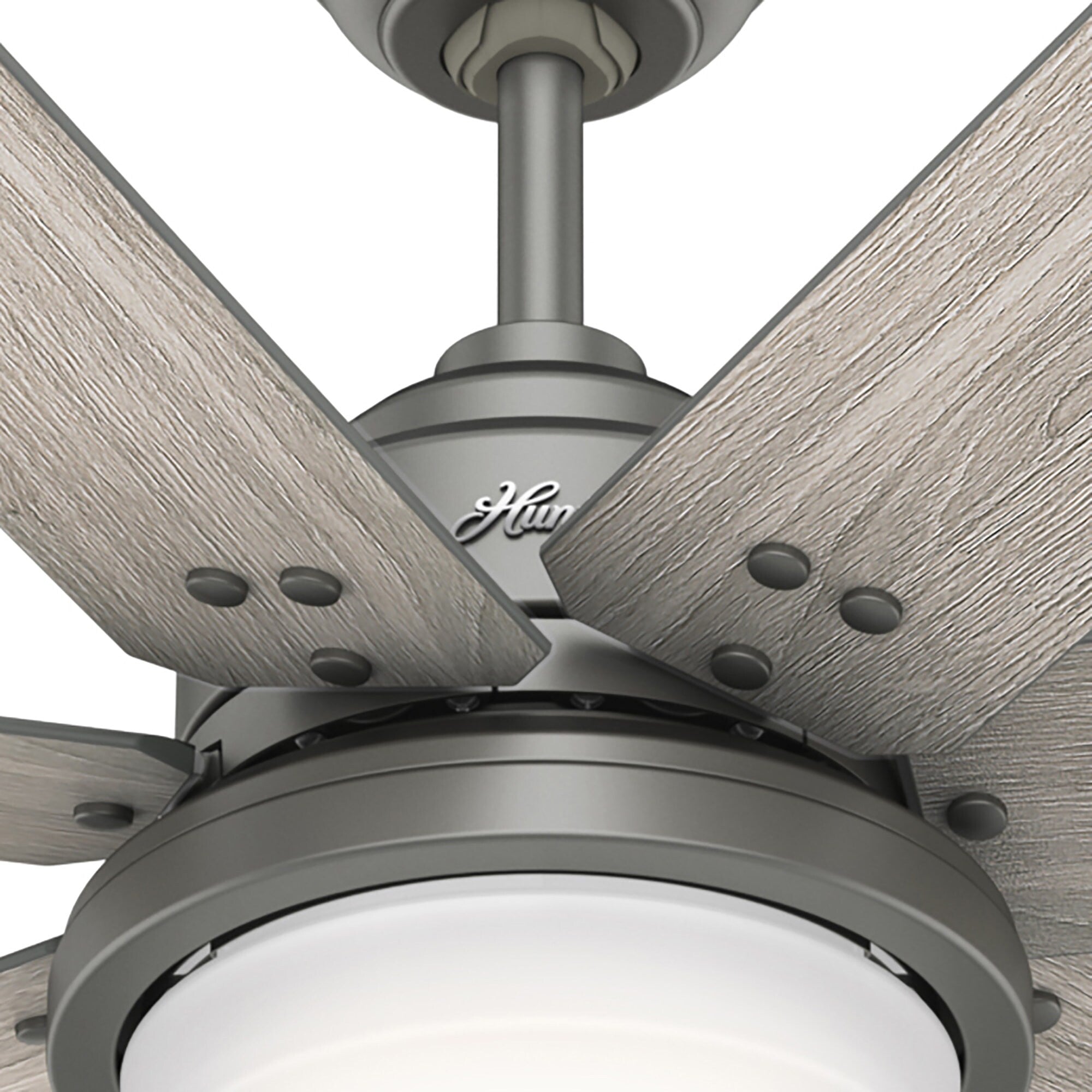 Hunter WiFi Whittington Ceiling Fan with LED Light, Handheld Remote - Windmill - Industrial, Farmhouse, Rustic - SMART FAN!