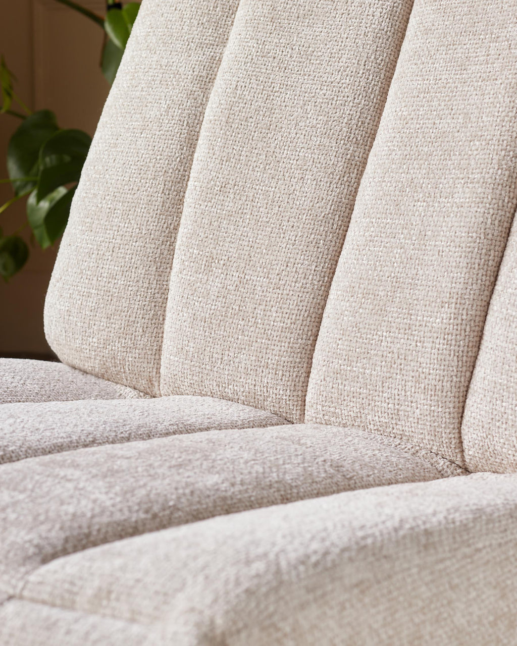 Jayla Natural Chunky Weave Rocking Swivel Recliner