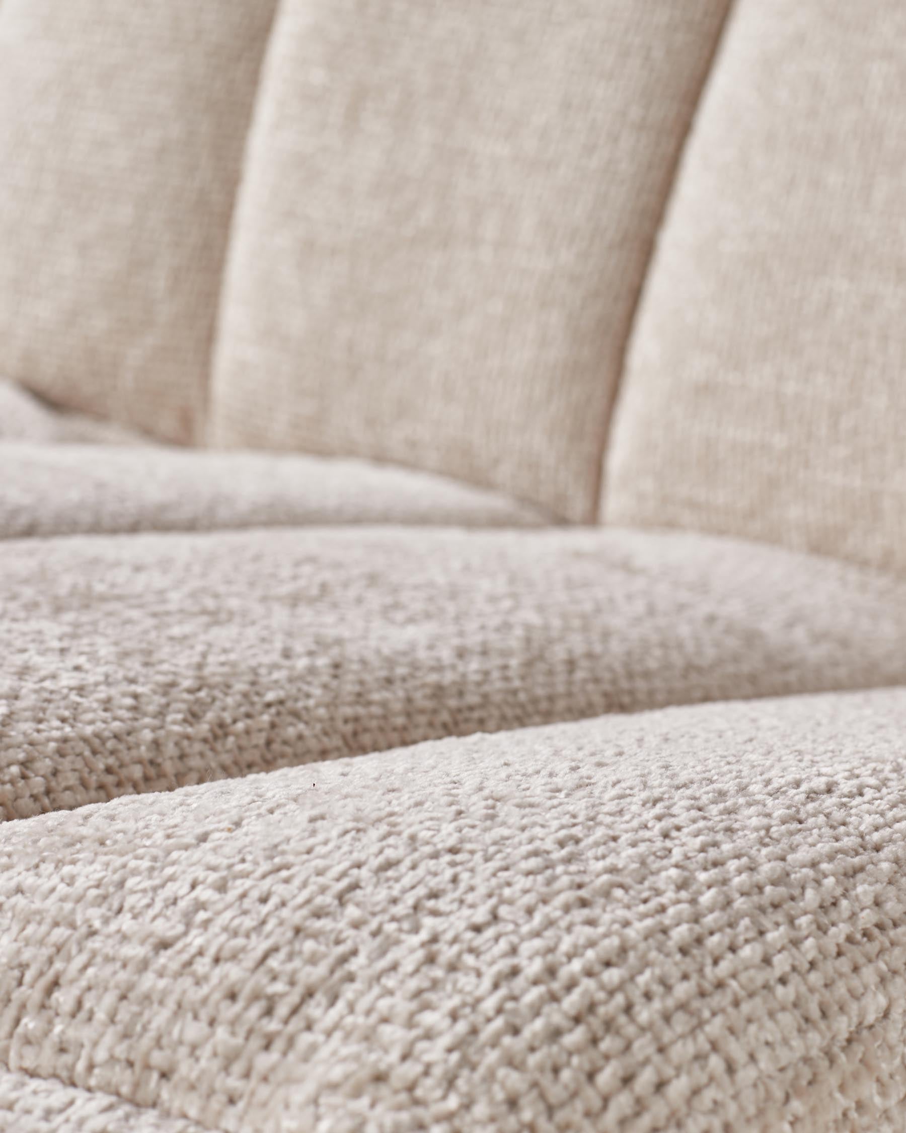 Jayla Natural Chunky Weave Rocking Swivel Recliner